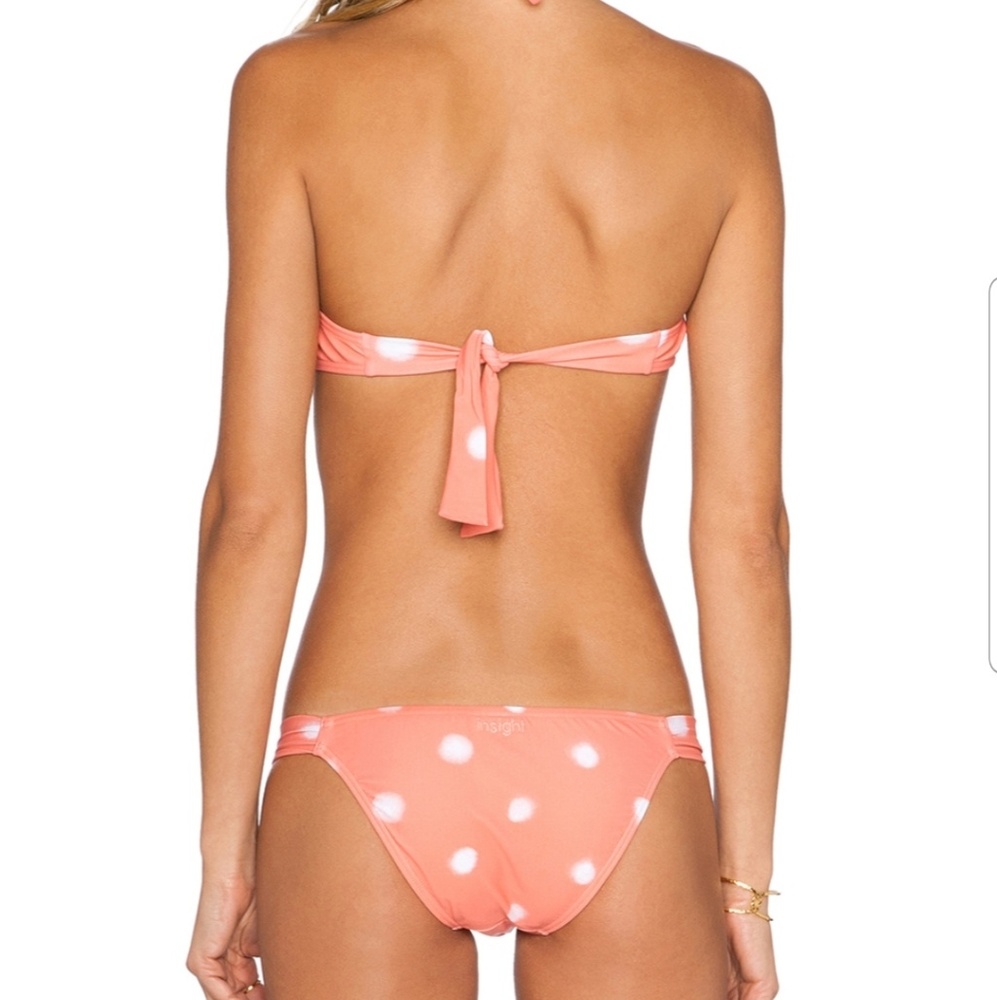 Insight Shibori Twist Bandeau Bikini - Picture 3 of 7